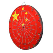 China vlag - hoge kwaliteit dartbord (Voorkant Rechts)