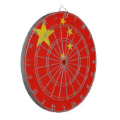 China vlag - hoge kwaliteit dartbord (Voorkant Links)