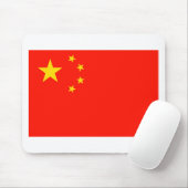 China vlag - hoge kwaliteit muismat (Met muis)