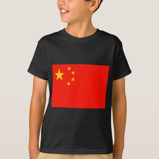 China vlag - hoge kwaliteit t-shirt (Voorkant)