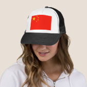 China vlag - hoge kwaliteit trucker pet (In situ)