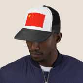 China vlag - hoge kwaliteit trucker pet (In situ)