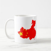 China vlag koffiemok (Links)
