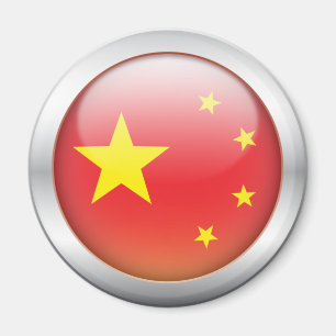 China vlag "Orb" Magneet