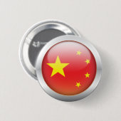 China vlag "Orb" Ronde Button 5,7 Cm (Voorkant /achterkant)