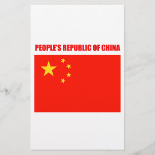 China vlag van hoge kwaliteit briefpapier