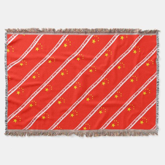 China vlag van hoge kwaliteit deken (Voorkant)