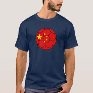 China Voetbalteam supporter China vlag Man T-shirt