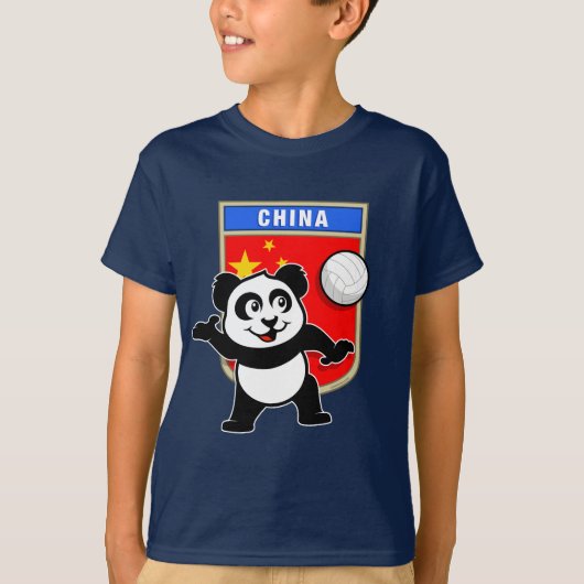 China Volleyball Panda T-shirt (Voorkant)