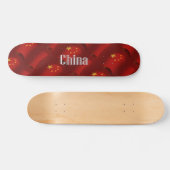 China Waving Flag Persoonlijk Skateboard (Horizontaal)