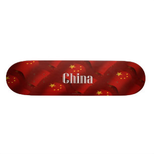 China Waving Flag Persoonlijk Skateboard