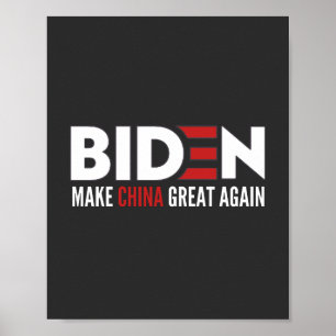 China weer geweldig maken poster