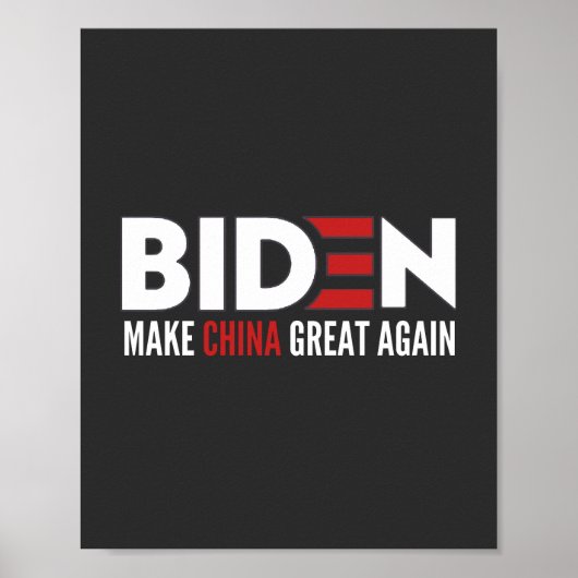 China weer geweldig maken poster (Voorkant)