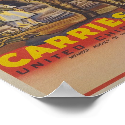 China WW2 Propaganda-Poster Poster (Hoek)