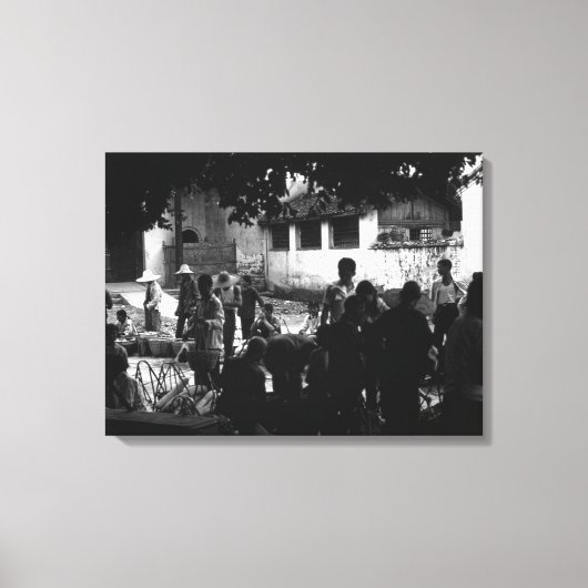  China Yangshuo-markt Canvas Afdruk (Voorkant)