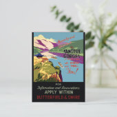 China Yangtsze vintage-poster Briefkaart (Staand voorkant)