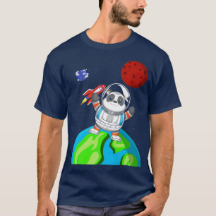 China Zoo Animal Buitenspace Rocket Astronaut Pand T-shirt