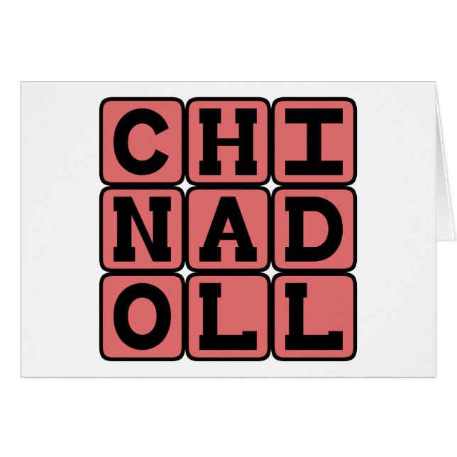 Chinakpop, Geglazuurd Porselein (Voorkant Horizontaal)