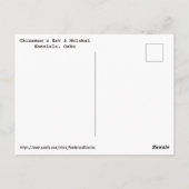 Chinamans Pet- en Molokai-Briefkaart Briefkaart (Achterkant)