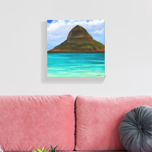 Chinaman's Pet Hawaï Canvas Afdruk (Insitu (Woonkamer))