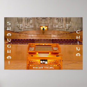 China's grootste orgaan-poster poster