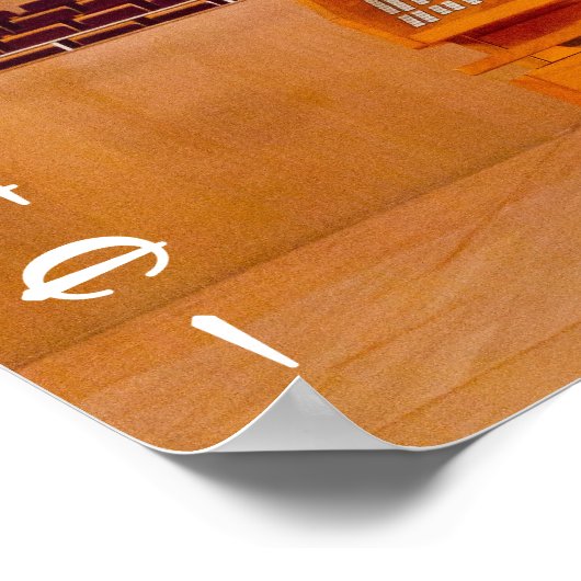 China's grootste orgaan-poster poster (Hoek)