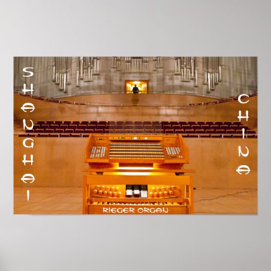China's grootste orgelposter poster (Voorkant)