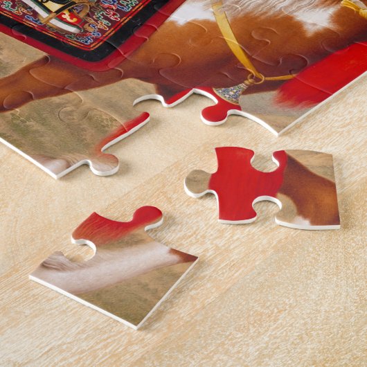 China's Qianlong Emperor 乾 帝 in Ceremonial Armor Legpuzzel (Zijkant)