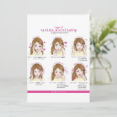 ChinatiEyebrow Microblading Aftercare Instructies Kaart (Staand voorkant)