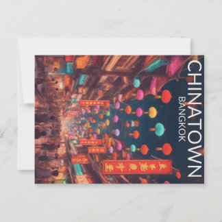 Chinatown Bangkok briefkaart