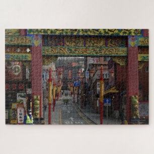 Chinatown City Gate op een Legpuzzel