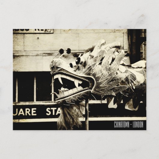  Chinatown, Dragon Dances/Londen Briefkaart (Voorkant)