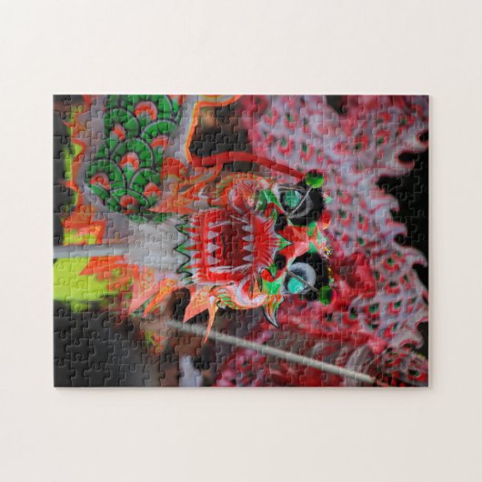 Chinatown Dragon Jigzaag Puzzle Legpuzzel (Horizontaal)