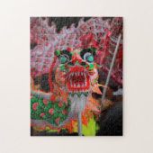Chinatown Dragon Jigzaag Puzzle Legpuzzel (Verticaal)