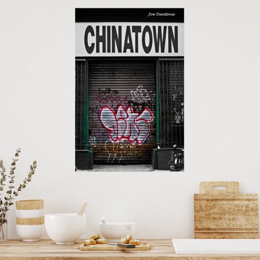 Chinatown Graffiti Poster (Keuken)
