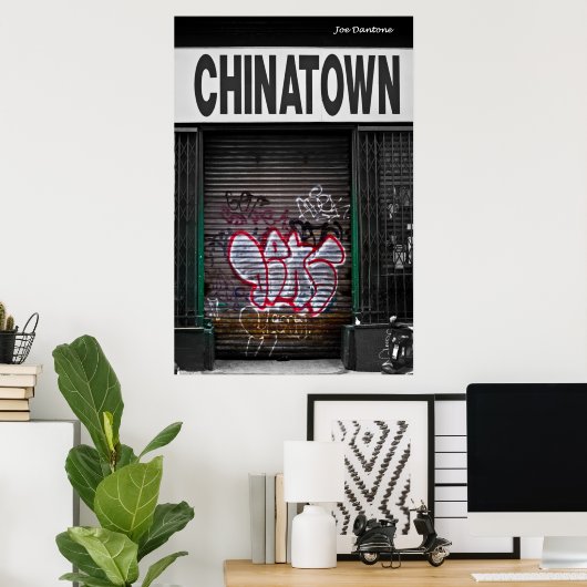 Chinatown Graffiti Poster (Thuiskantoor)