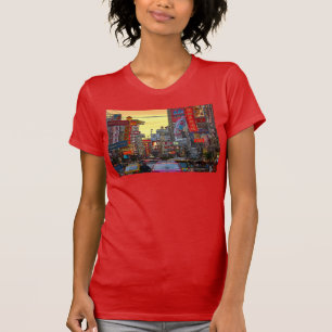 Chinatown in Bangkok Thailand - Gewijzigde foto T-shirt