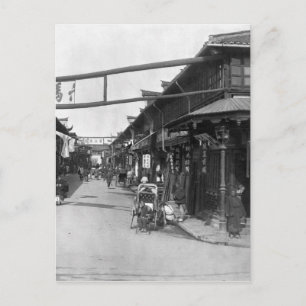 Chinatown in Shanghai, eind 19e eeuw Briefkaart