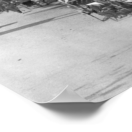 Chinatown in Shanghai, eind 19e eeuw Poster (Hoek)