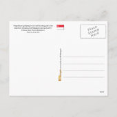 Chinatown in Singapore viert het jaar van het paar Feestdagenkaart (Achterkant)