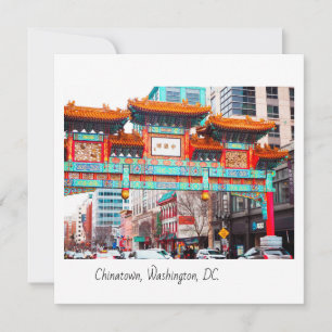 Chinatown in Washington D.C. Bedankkaart