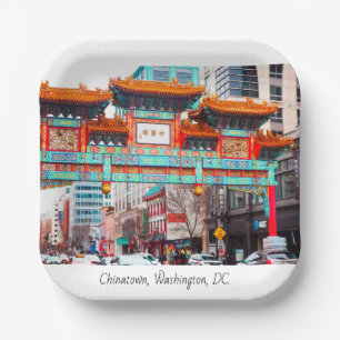Chinatown in Washington D.C. Papieren Bordje