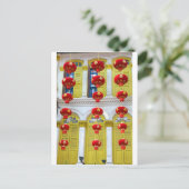 Chinatown koloniale architectuur Singapore Briefkaart (Staand voorkant)