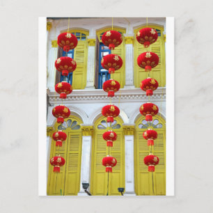 Chinatown koloniale architectuur Singapore Briefkaart