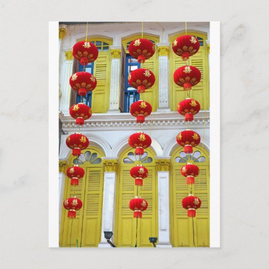 Chinatown koloniale architectuur Singapore Briefkaart (Voorkant)