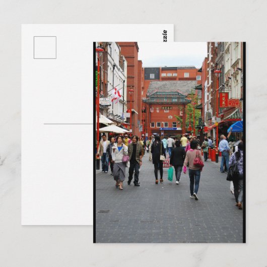 Chinatown Londen Briefkaart (Voorkant / Achterkant)