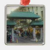 ChinaTown Metalen Ornament (Voorkant)
