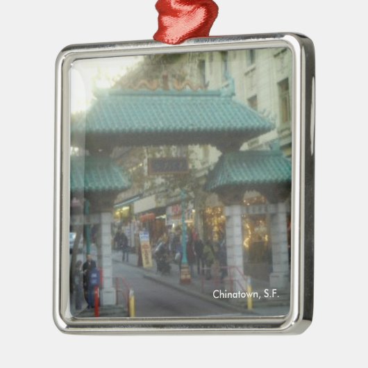 ChinaTown Metalen Ornament (Links)