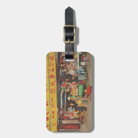 Chinatown New York 2012 Bagagelabel (Voorkant verticaal)