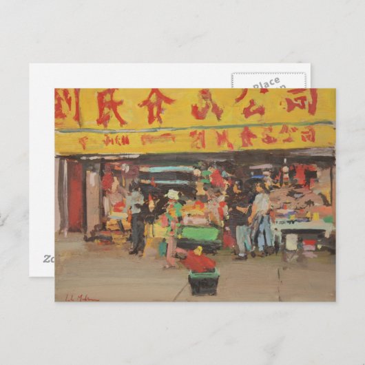 Chinatown New York 2012 Briefkaart (Voorkant / Achterkant)